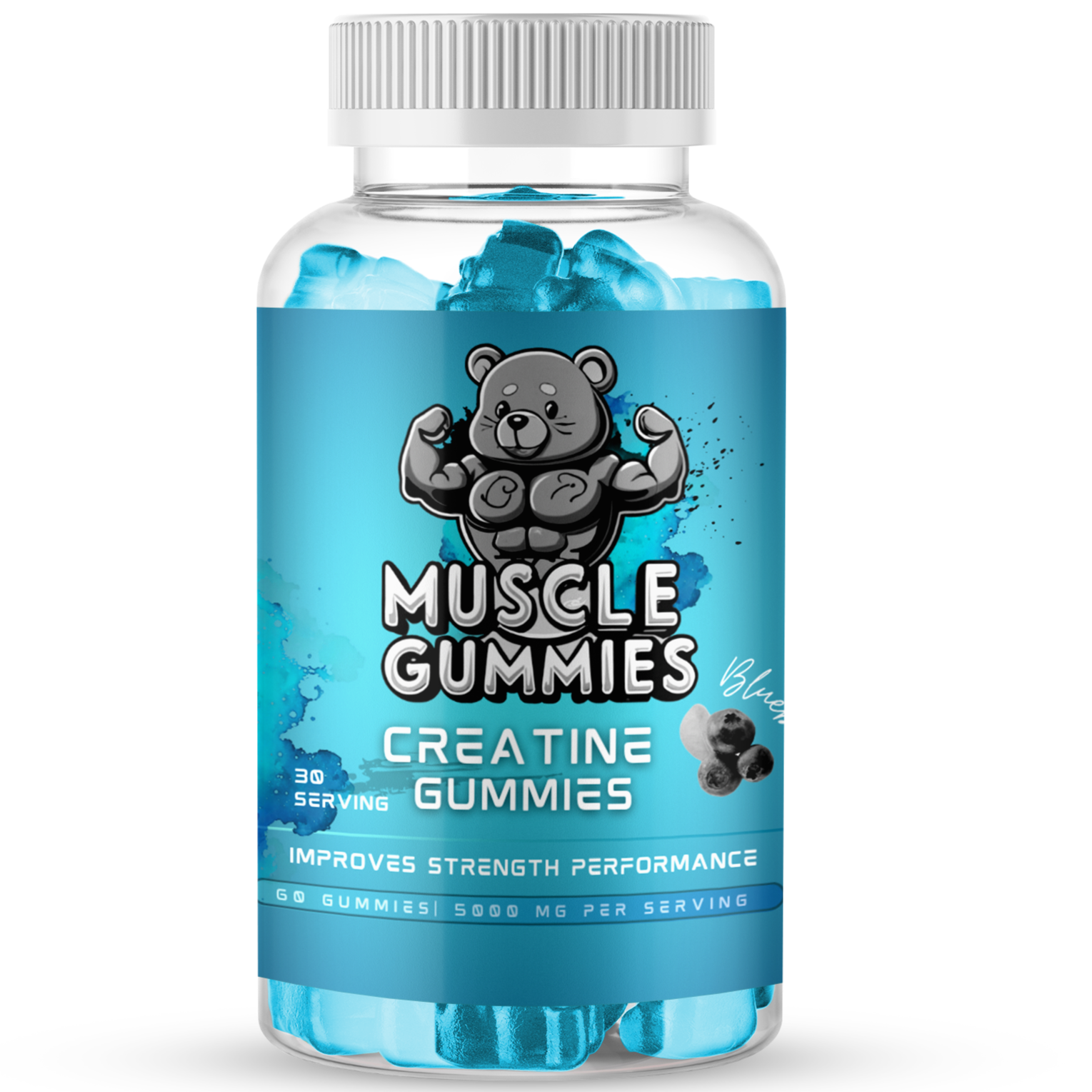 creatine gummies 5000mg muscle supplement UK

