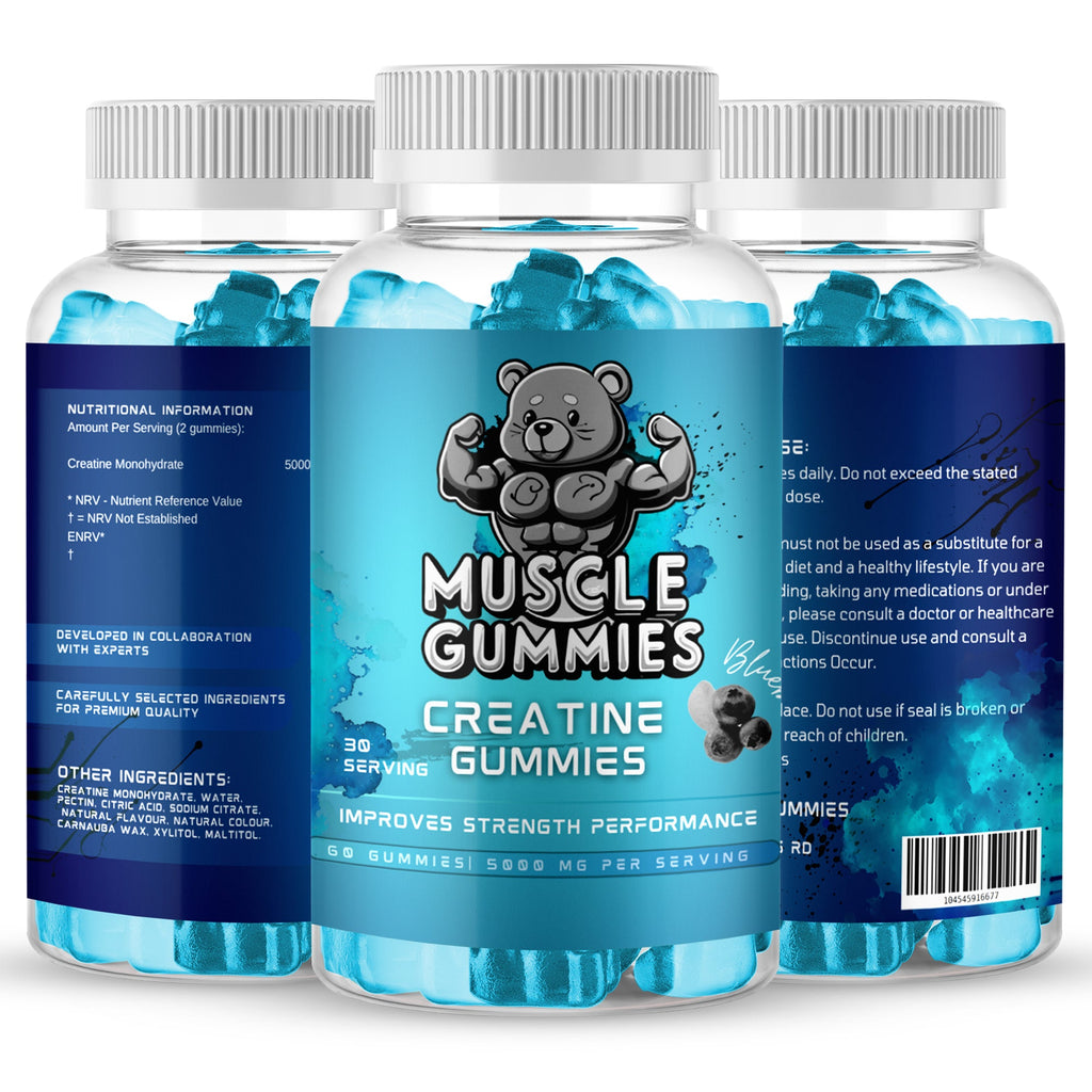 creatine gummies 5000mg muscle supplement UK

